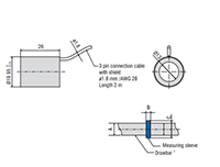 14 Millimeter (mm) Measuring Range Sensor for Displacement Measurements of Rotating Shafts - 2