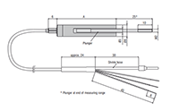 Connection Axial Integral Cable (3 Meter (m)) Linear Displacement Sensor - 2