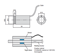 25 Millimeter (mm) Measuring Range Sensor for Displacement Measurements of Rotating Shafts - 2