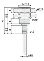 2 Millimeter (mm) Measuring Range Aluminum Eddy and Steel Eddy Current Displacement Measurement Equipment