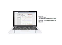 combiSENSOR Non-Contact Position Sensors for Thickness Measurement of Plastics - Web Interface