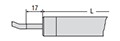 ±15 and ±25 Millimeter (mm) Measuring Range and Connection Axial Integral Cable (3 Meter (m)) Displacement sensors with External Controller - 2